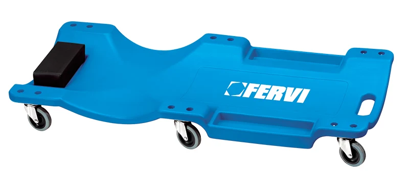 Fervi 0645/CP - Carrello sottauto in plastica con OMAGGIO