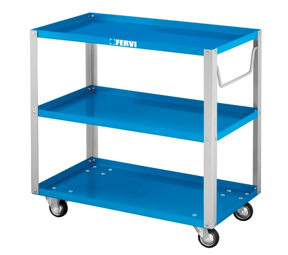Fervi C650 - Carrello a 3 vasche