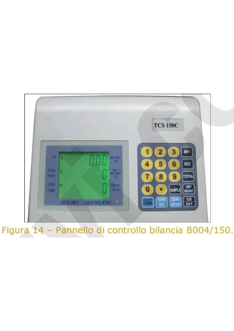 Fervi B004/150 - Bilancia elettronica digitale contapezzi ricaricabile