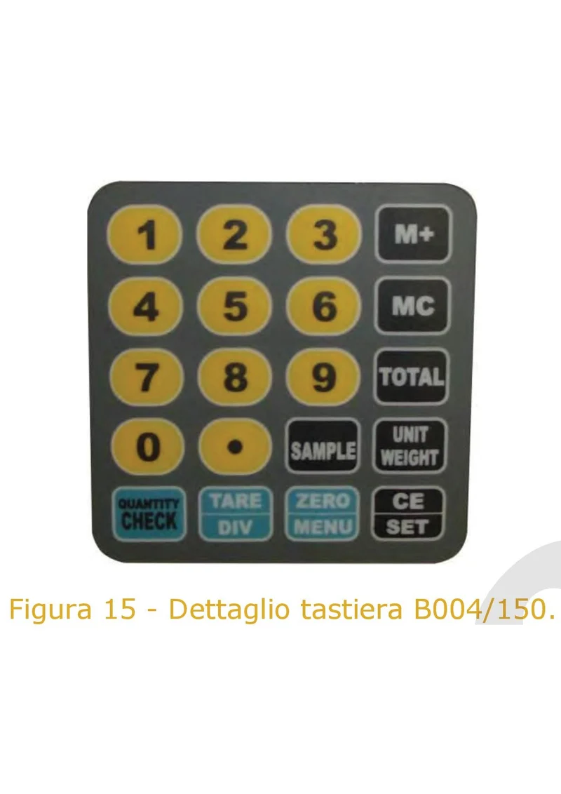 Fervi B004/150 - Bilancia elettronica digitale contapezzi ricaricabile