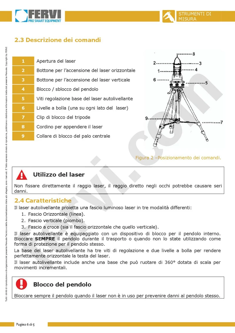 Fervi 0646/A - Laser autolivellante
