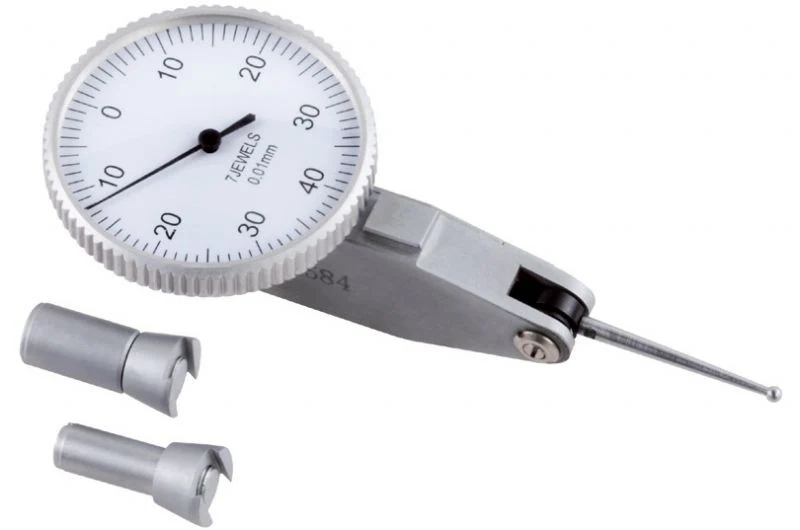 Fervi T006 - Indicatore a tasto centesimale con tastatore lungo