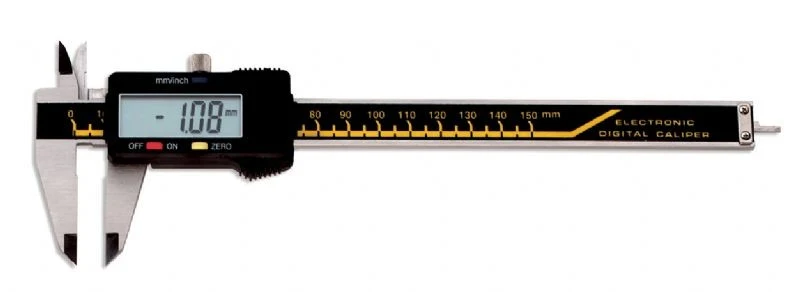 Fervi C041/150 - Calibro elettronico digitale monoblocco inox