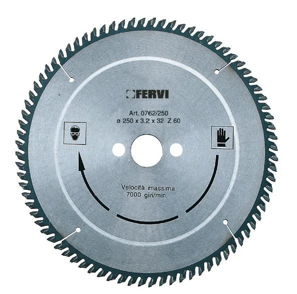 Fervi 0762/300 - Disco 300 mm per alluminio e materiali plastici con riporto in metallo duro foro 32mm