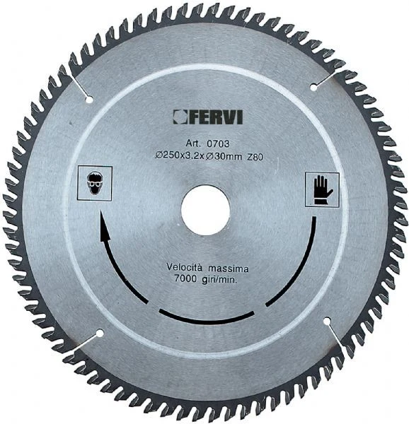 Fervi 0704 - Dischi per legno con riporto in metallo duro