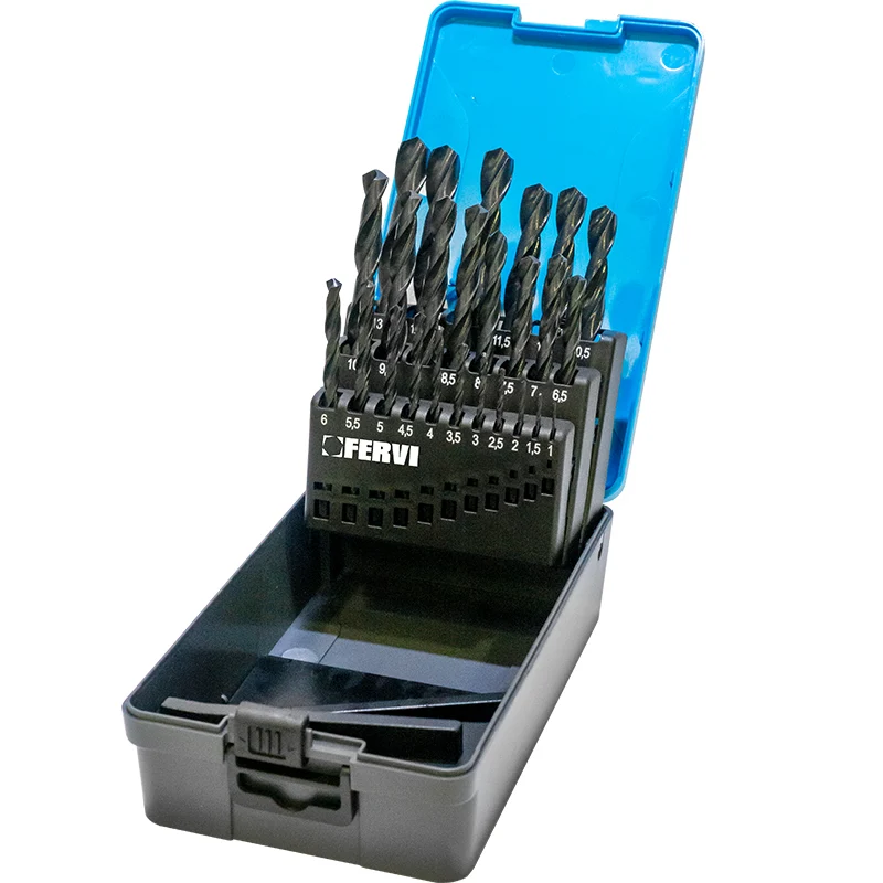 Fervi P046 - Serie punte Serie di 25 punte ottima resistenza 650 n/mm2