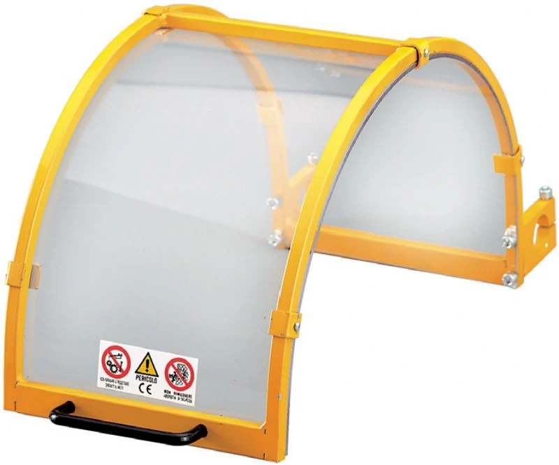 Fervi T600 - Protezione per tornio con schermo in lexan e struttura in acciaio