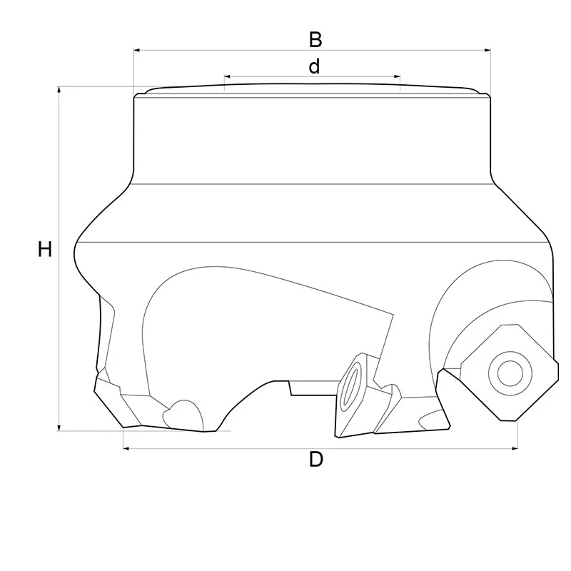 Fervi F303/063 - Fresa a inserto