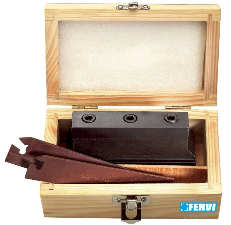 Fervi T091 - Utensile per taglio esterno - Set da taglio