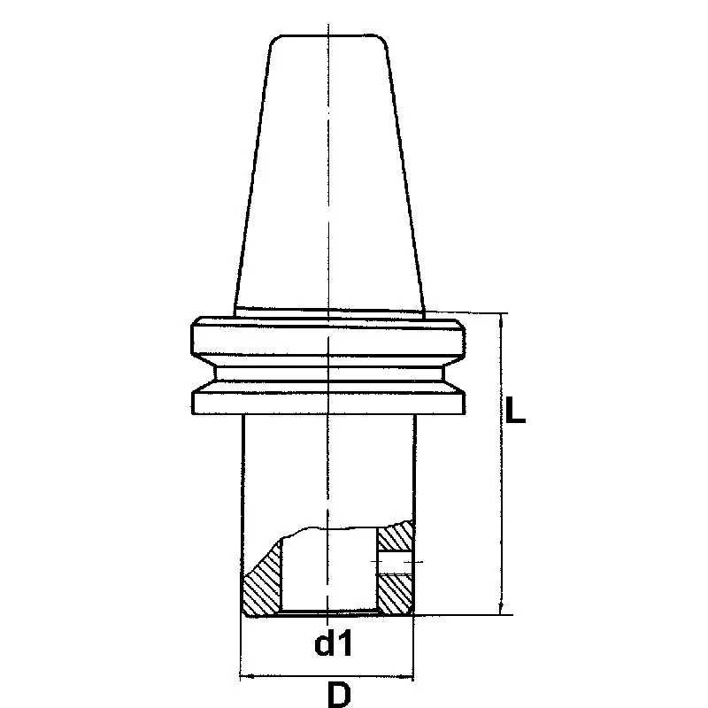 Fervi 4/06D40 - Mandrino porta frese tipo weldon