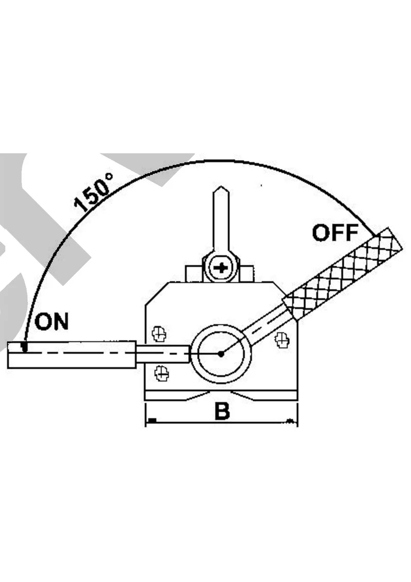 Fervi S0300 - Sollevatore magnetico