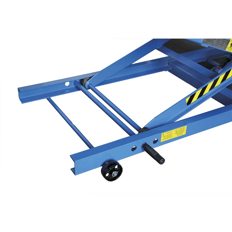 Fervi S008/M - Sollevatore moto con pompa idraulica, capacità 400kg