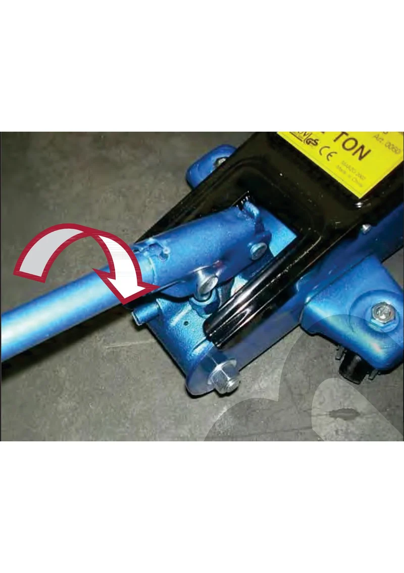 Fervi 0060 - Cric a carrello sollevatore 2 TON