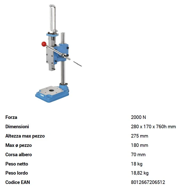 Fervi P028/14 - Pressa manuale