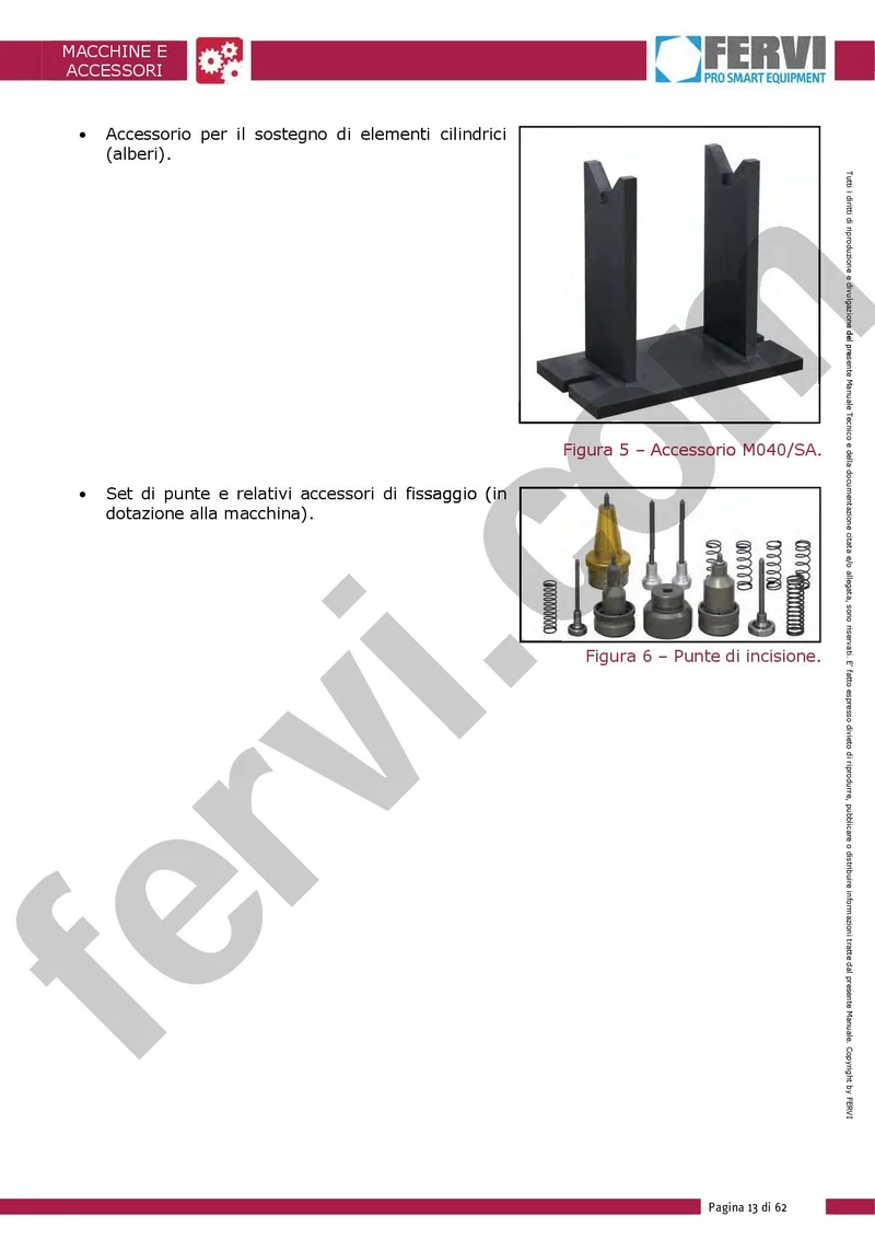 Fervi M040 - Macchina marcatrice a micropunti, pneumatica