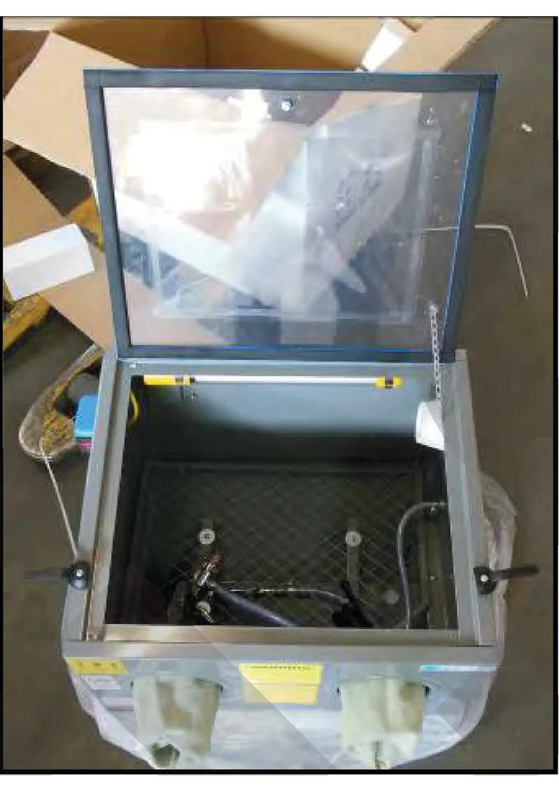 Fervi 0580 - Sabbiatrice da banco portatile per sabbiatura + pistola e guanti