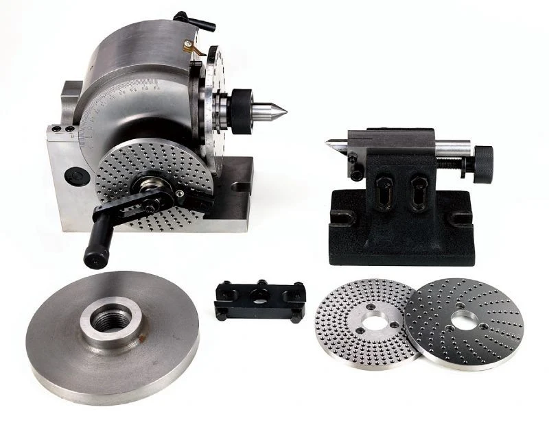 Fervi D006/100 - Divisore semi universale completo di contropunta e dischi divisori