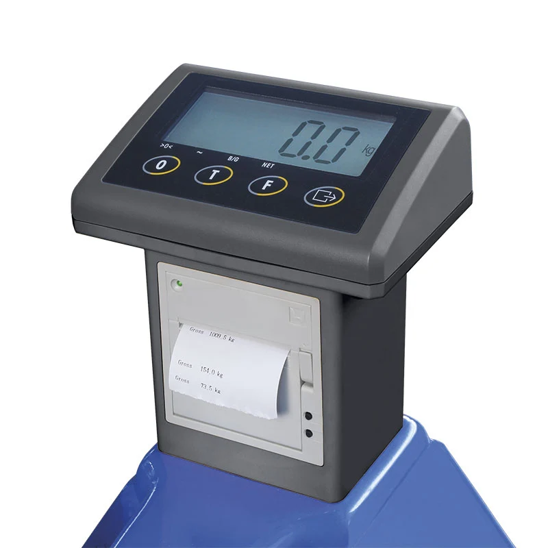Fervi 0068/S - Transpallet pesatore con bilancia con stampante con OMAGGIO