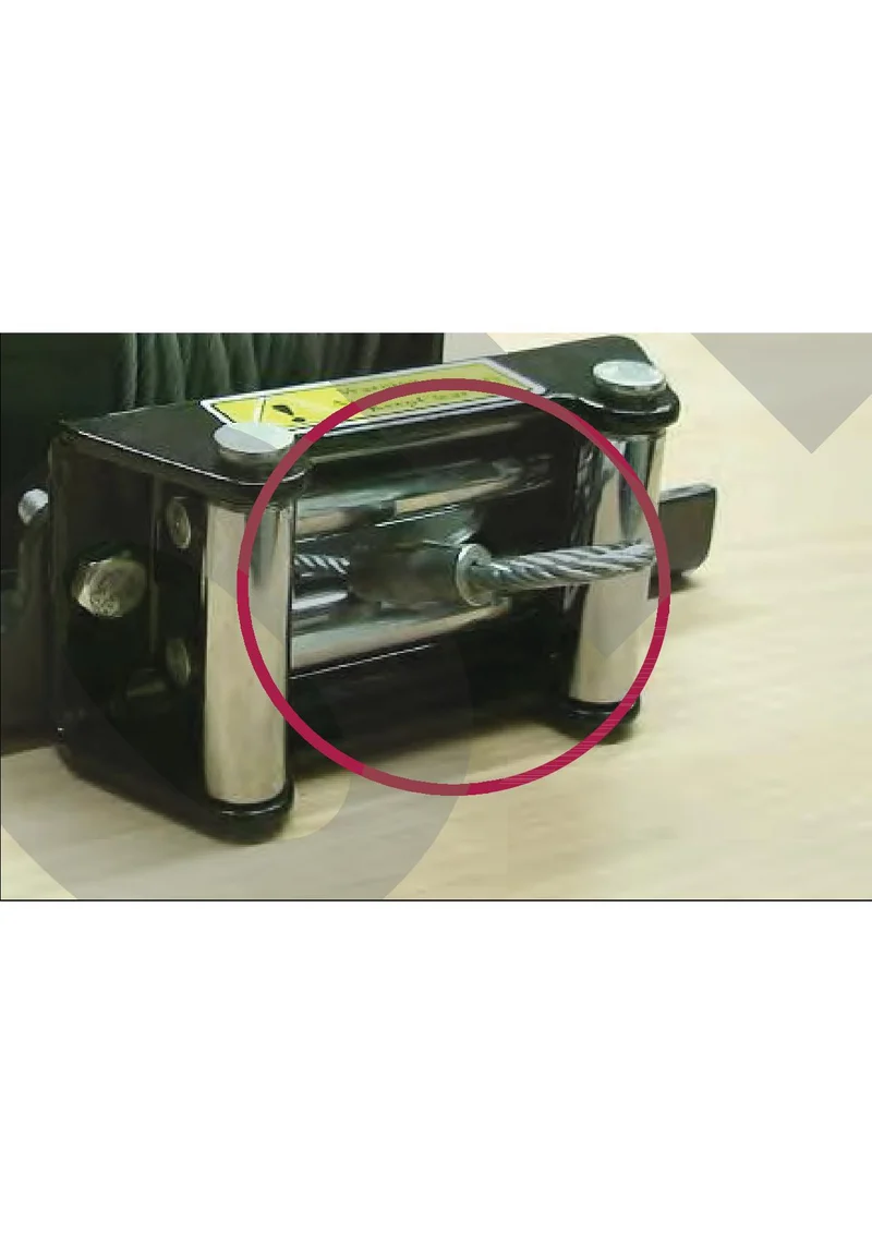 Fervi 0630/2200 - Argano elettrico a 12 v in corrente continua