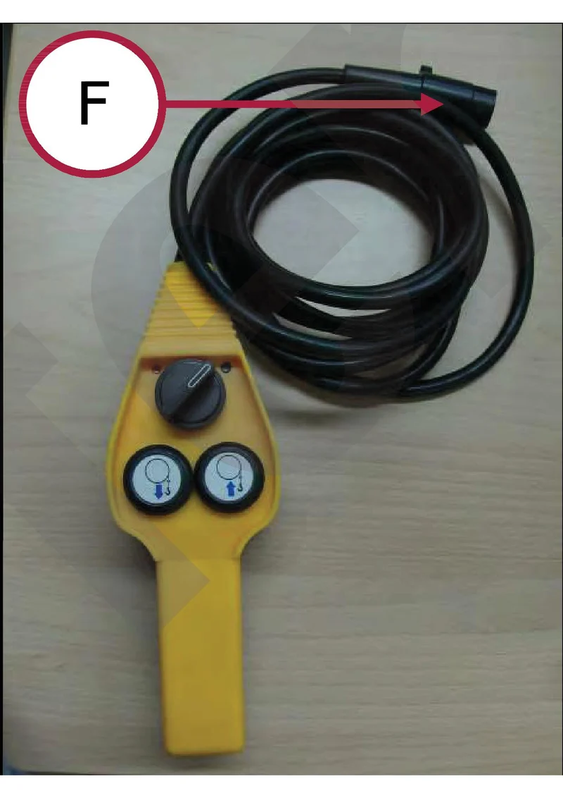 Fervi 0630/2200 - Argano elettrico a 12 v in corrente continua
