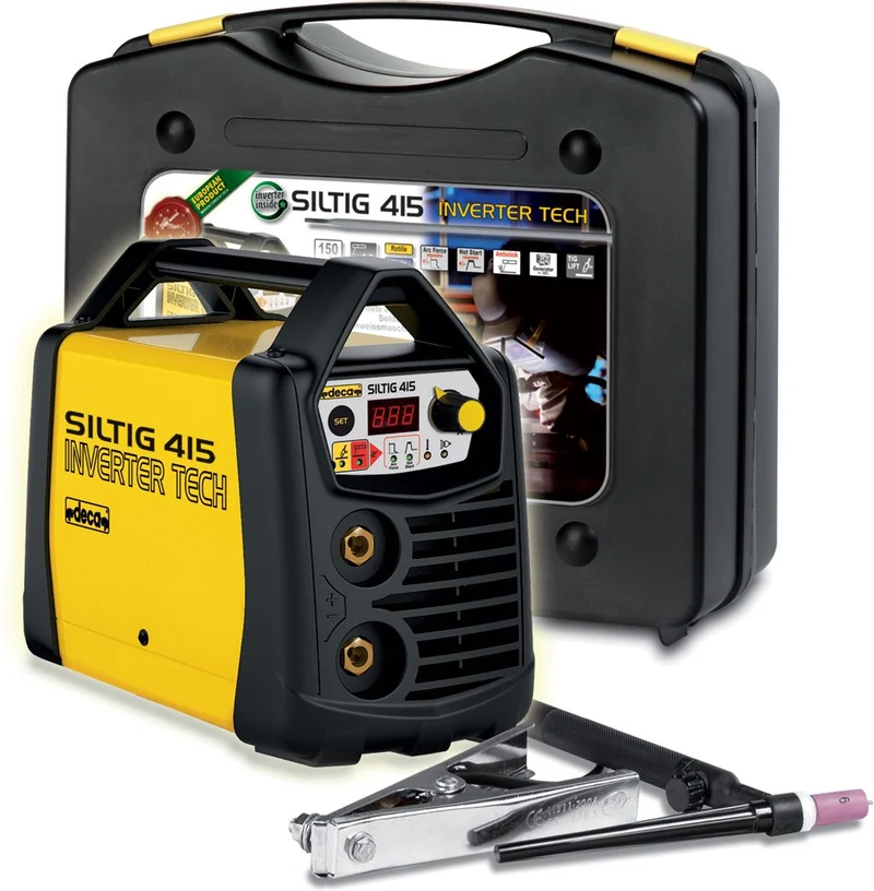 Saldatrice inverter TIG - Deca SILTIG 415 (150 A) con KIT