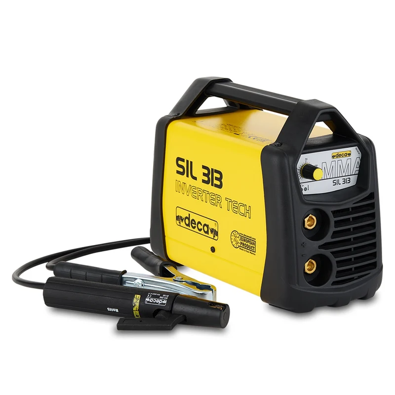 Deca SIL 313 - Saldatrice inverter (130 A) con KIT completo pronta all'uso