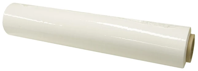 Film estensibile manuale bianco 23 µm - bobina da 2,4 kg altezza 50cm lunghezza 180mt