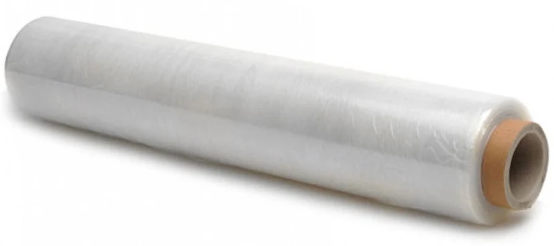 Film estensibile manuale trasparente 23 µm - bobina da 2,4 kg altezza 50cm lunghezza 180mt