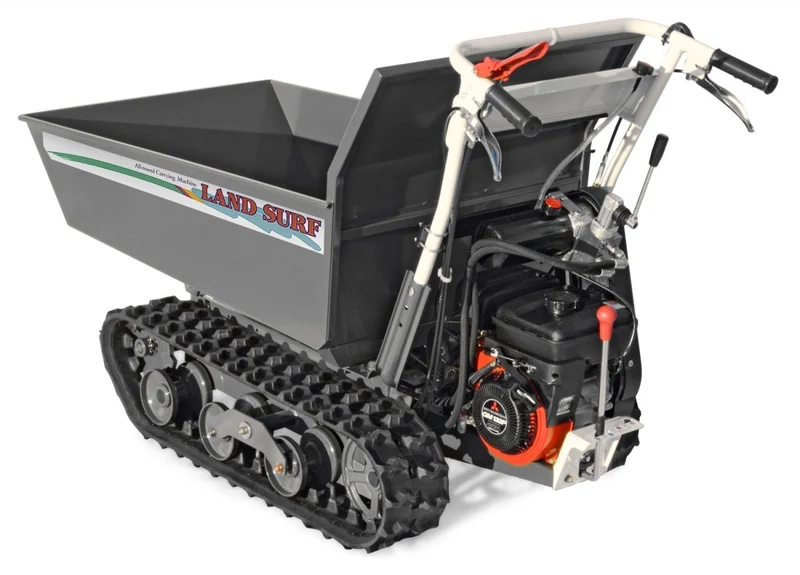 Motocarriola cingolata Orec LS360DH - cassone dumper portata 350kg transporter