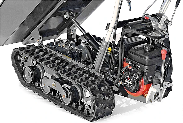 Motocarriola cingolata Orec LS360DH - cassone dumper portata 350kg transporter