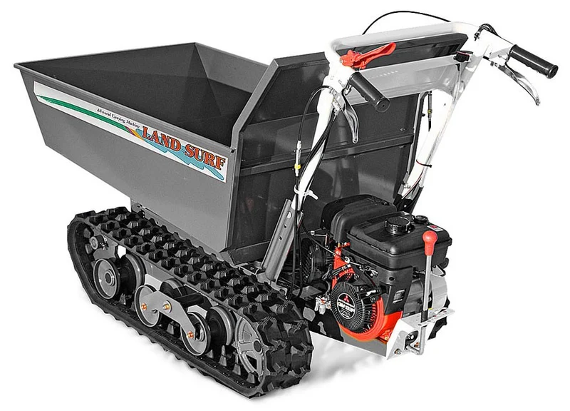 Motocarriola cingolata Orec LS360D - cassone dumper portata 350kg transporter