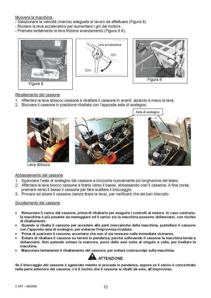 Motocarriola a cingoli Orec LS360 - portata 350kg transporter