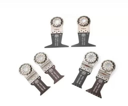 Fein Best of E-Cut Starlock WOOD & METAL - Set 6 lame per utensili multifunzione