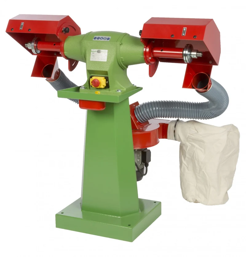 Pulitrice con aspiratore Nebes PA-5 serie industriale in ghisa - 2,5 HP trifase