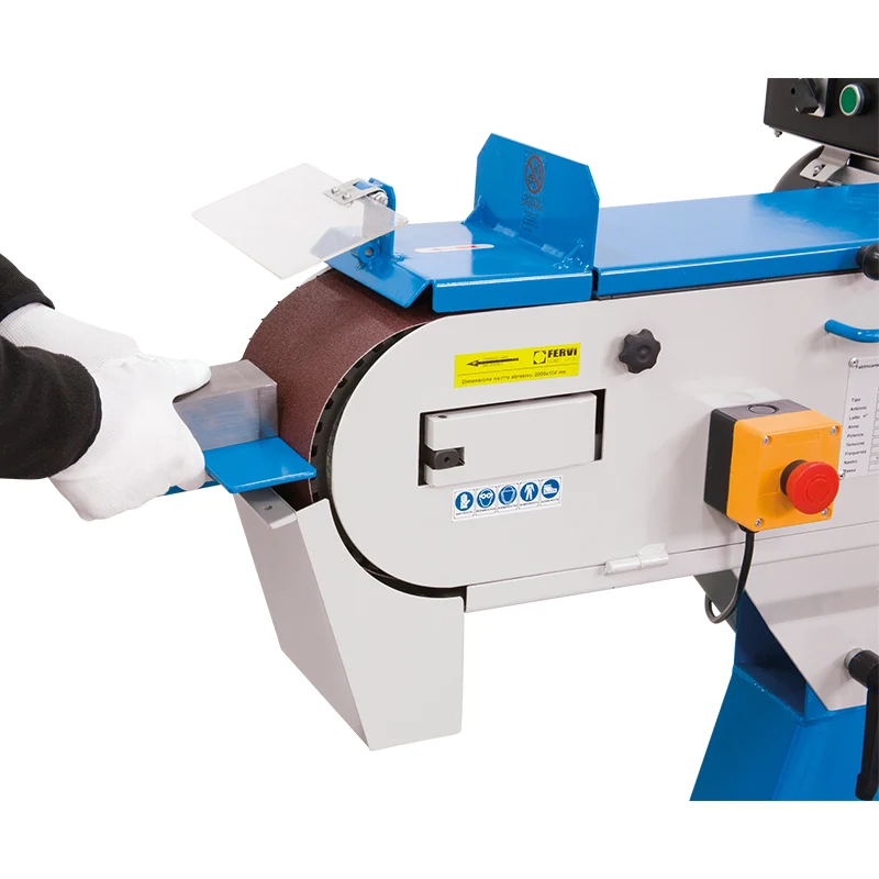 Fervi 0691/400V - Levigatrice a nastro inclinabile