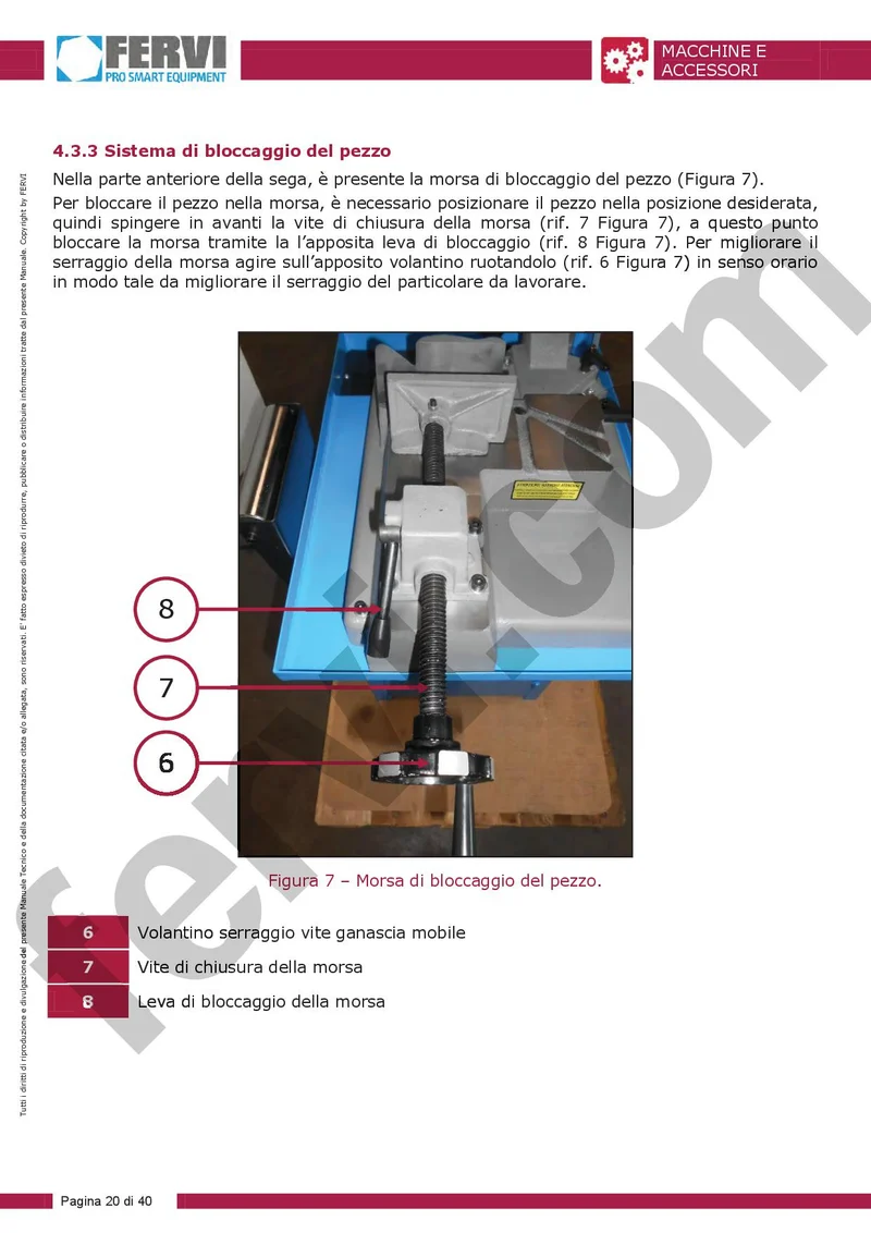 Fervi 0255 - Segatrice sega a nastro per ferro metalli lubrificata con base 230V