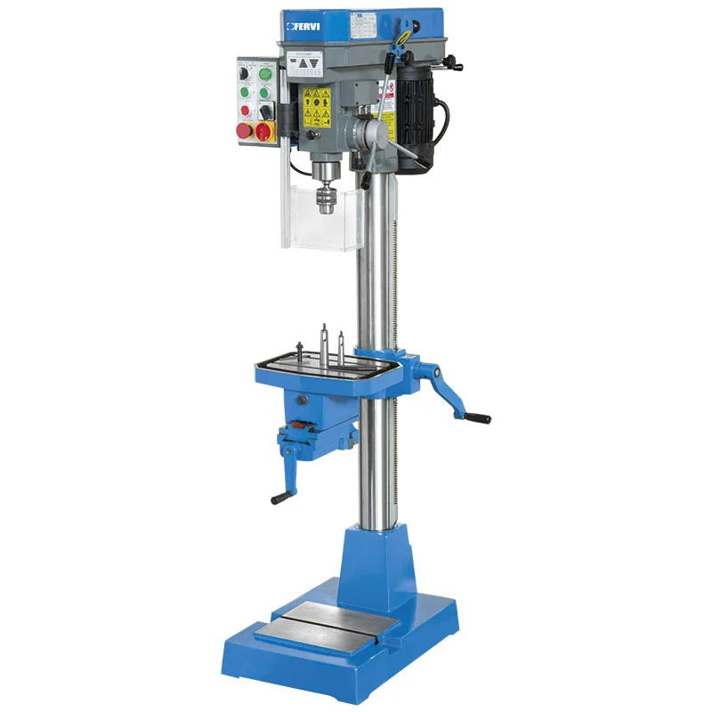 Fervi T071 - Trapano a colonna a cinghia Fervi - Trifase 400 V 50 Hz 500W/1000W
