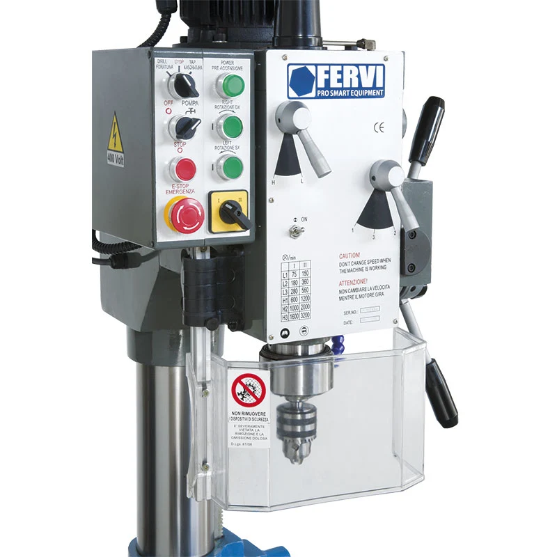 Fervi T066 - Trapano ad ingranaggi con discesa automatica - 400V