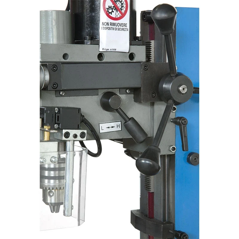 Fervi T058 - Trapano fresa da banco ad ingranaggi + kit staffaggio OMAGGIO