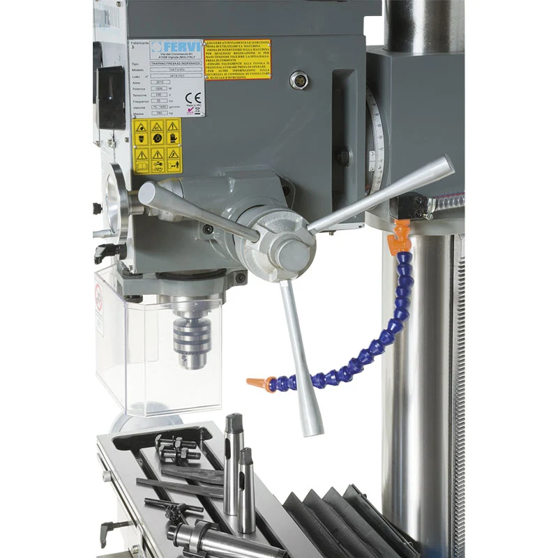 Fervi T047/230V - Trapano fresa ad ingranaggi con maschiatura temporizzata