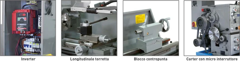 Fervi T940/230VI - Tornio parallelo con inverter