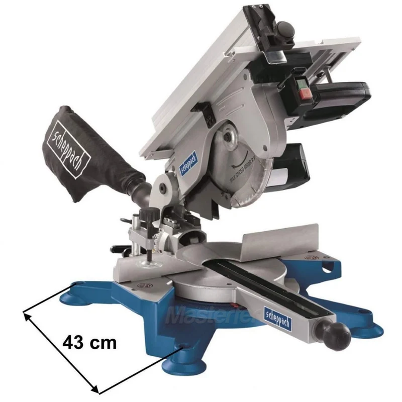 Scheppach HM100T - Troncatrice per legno con pianetto D254