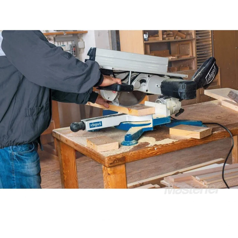 Scheppach HM100T - Troncatrice per legno con pianetto D254