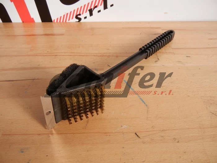 Spazzola metallica per barbecue Ribimex PRCEN003/S