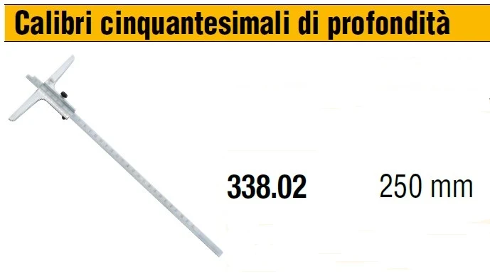 LTF 338.02 CALIBRO CINQUANTESIMALE DI PROFONDITA' LTF MM.250