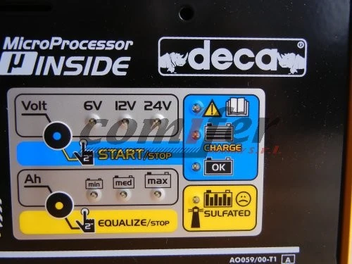 Caricabatterie mantenitore elettronico 6-12-24V Deca FL 2213D (carica 22 A)