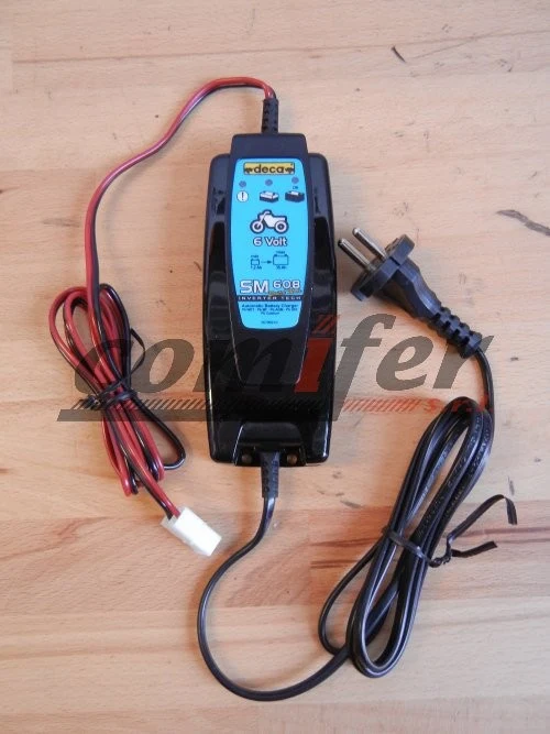 Deca SM 608 - Caricabatterie mantenitore automatico inverter 6V (carica media 0,8 A)