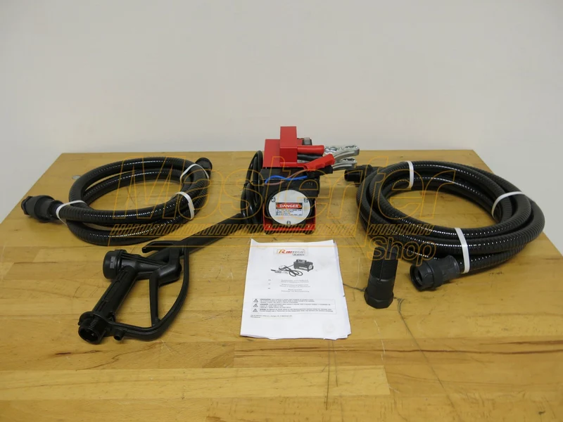 Pompa travaso gasolio autoadescante 12V Ribimex PRKG12V - con KIT pronta all'uso