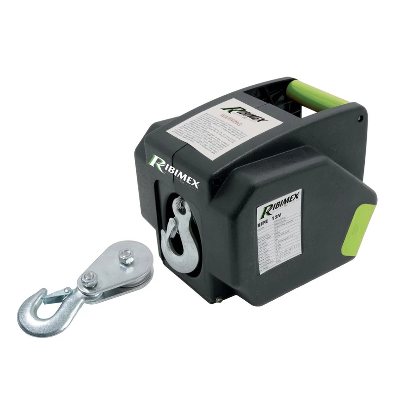 Verricello 12V telecomandato a filo Ribimex PE12V - ideale per auto e barca