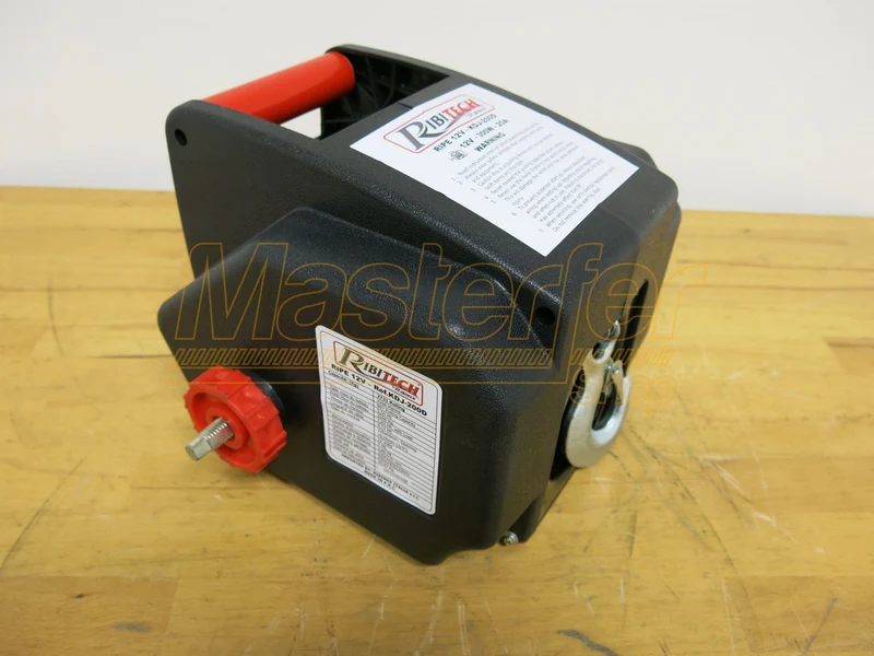 Verricello 12V telecomandato a filo Ribimex PE12V - ideale per auto e barca